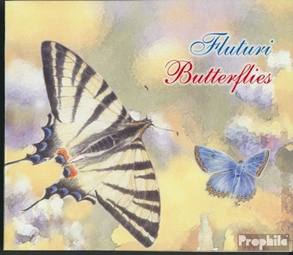 Briefmarken Moldawien 2003 Mi MH6 (kompl.Ausg.) Markenheftchen postfrisch Schmetterlinge