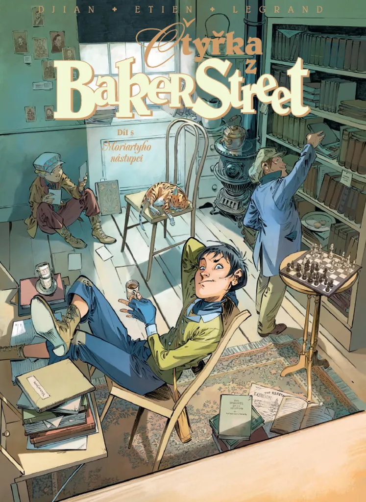 Livre BD Les Quatre de Baker Street T5 Moriarty Scénario de Djian