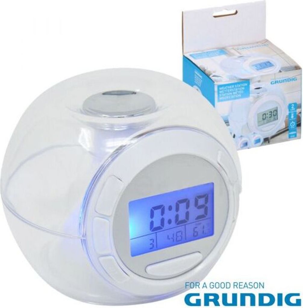 Budík GRUNDIG so zobrazením teploty Obrázok produktu 3
