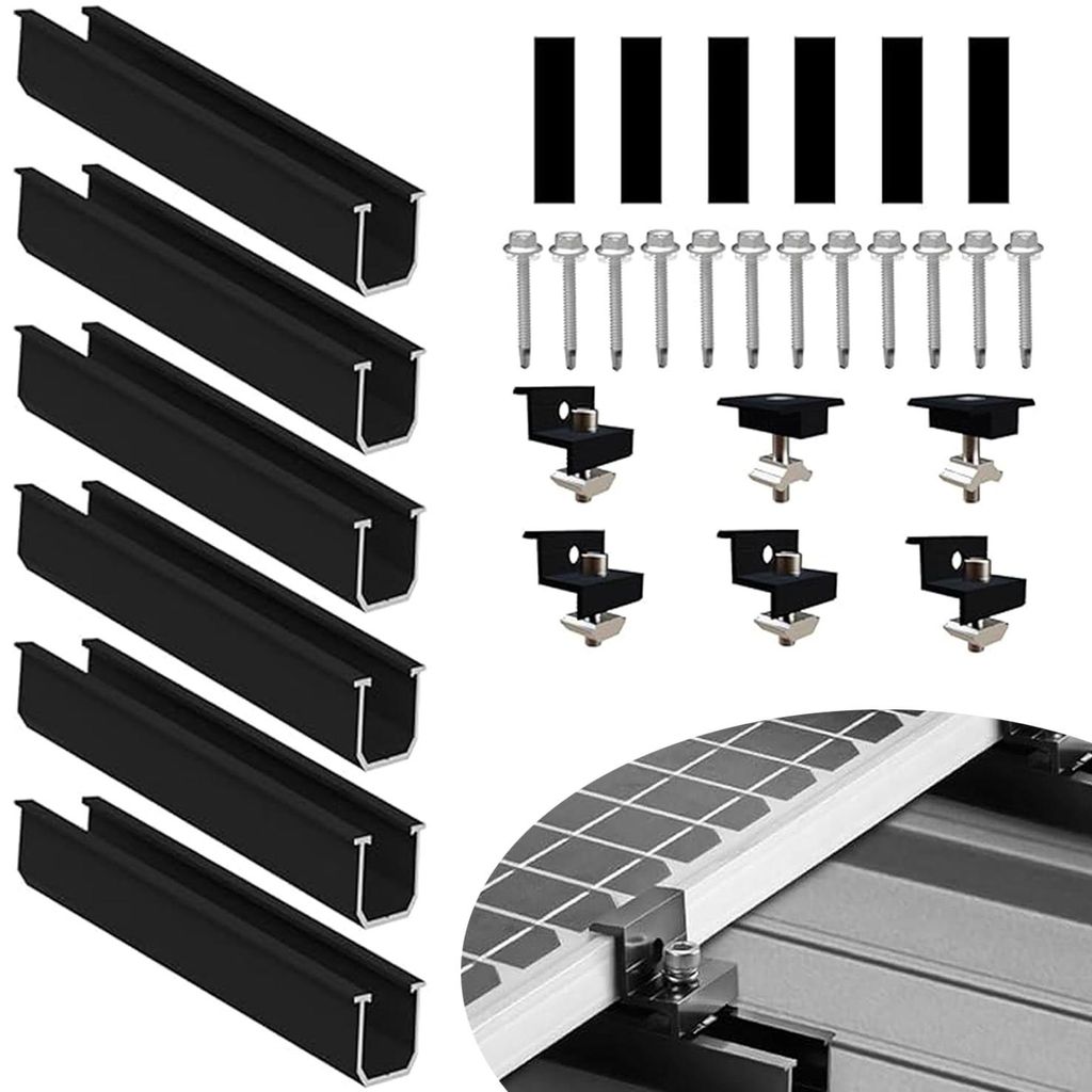 Solarmodul Halterung, PV Halterung Montageset, Alu Produktbild 