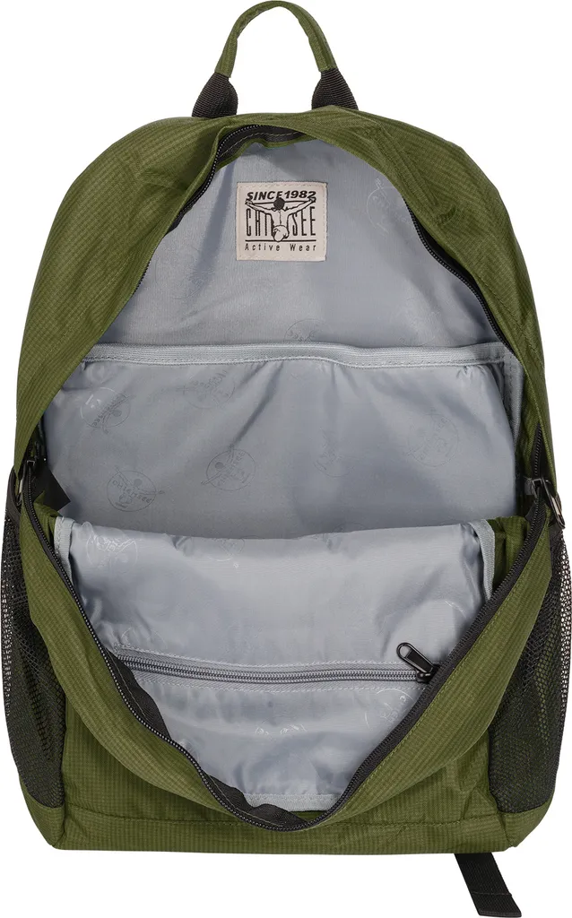 Sac à dos pour ordinateur portable CHIEMSEE Light N Base - Olive - 10