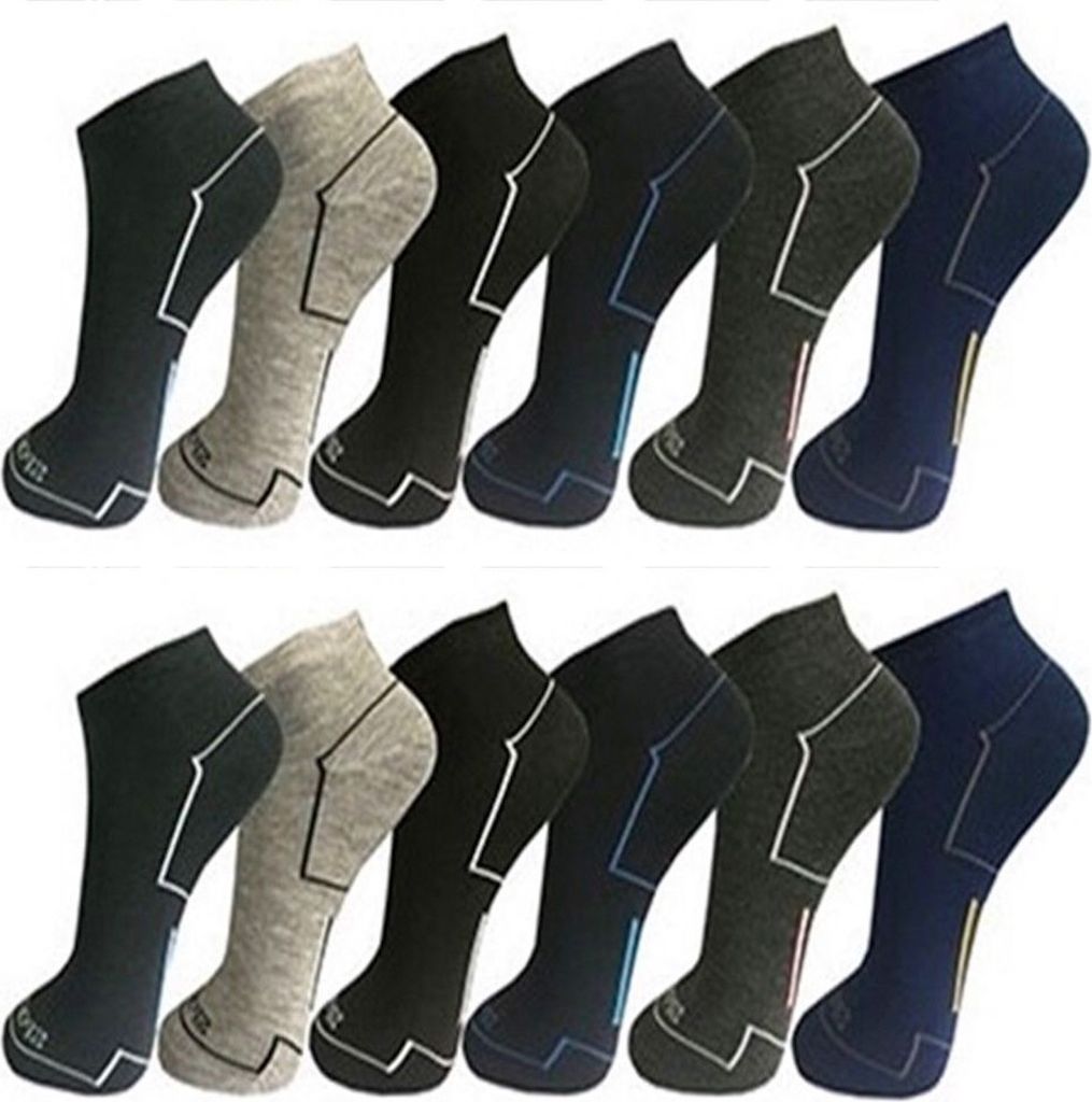 12 Paar Damen/Herren Socken Sport Retro Gr. 39-42 Produktbild 