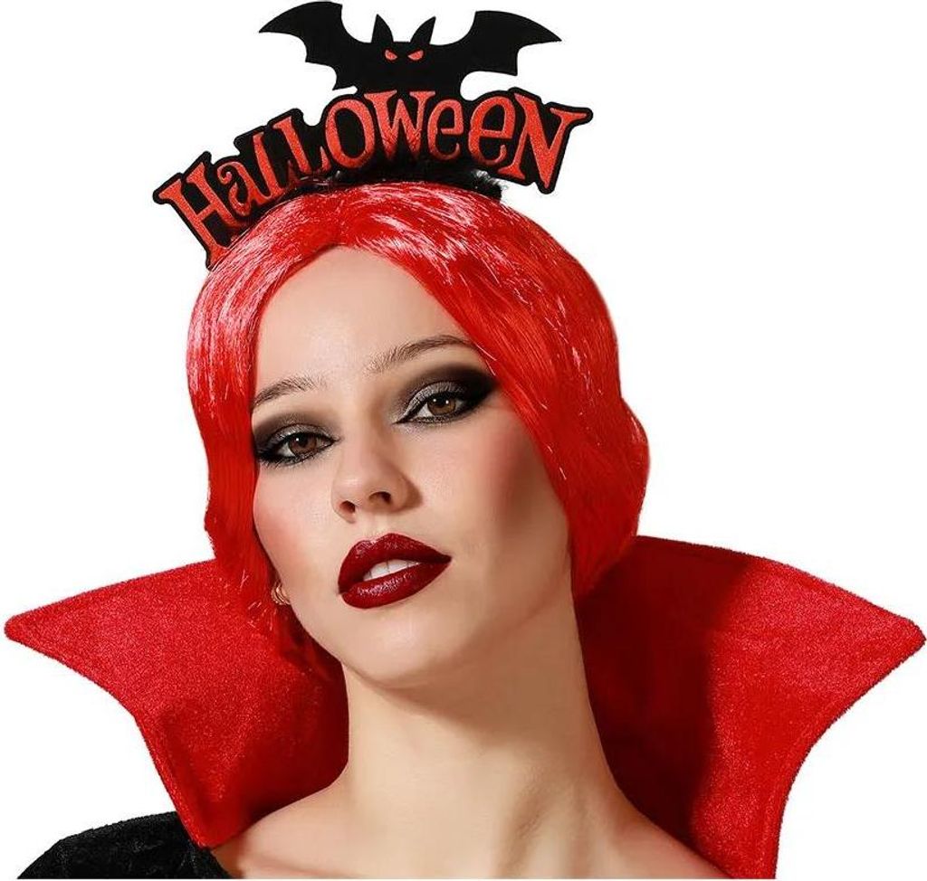 Atosa Halloween-diadem Rot Rot One Size