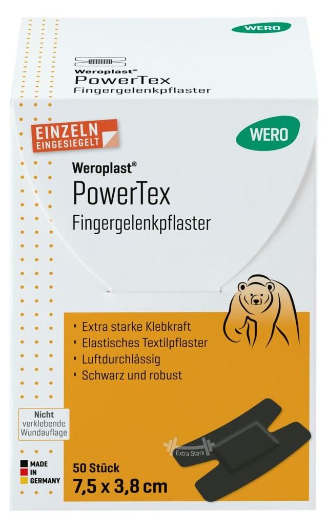 Weroplast PowerTex Fingergelenkpflaster, 50 Stk/Pkg Produktbild 