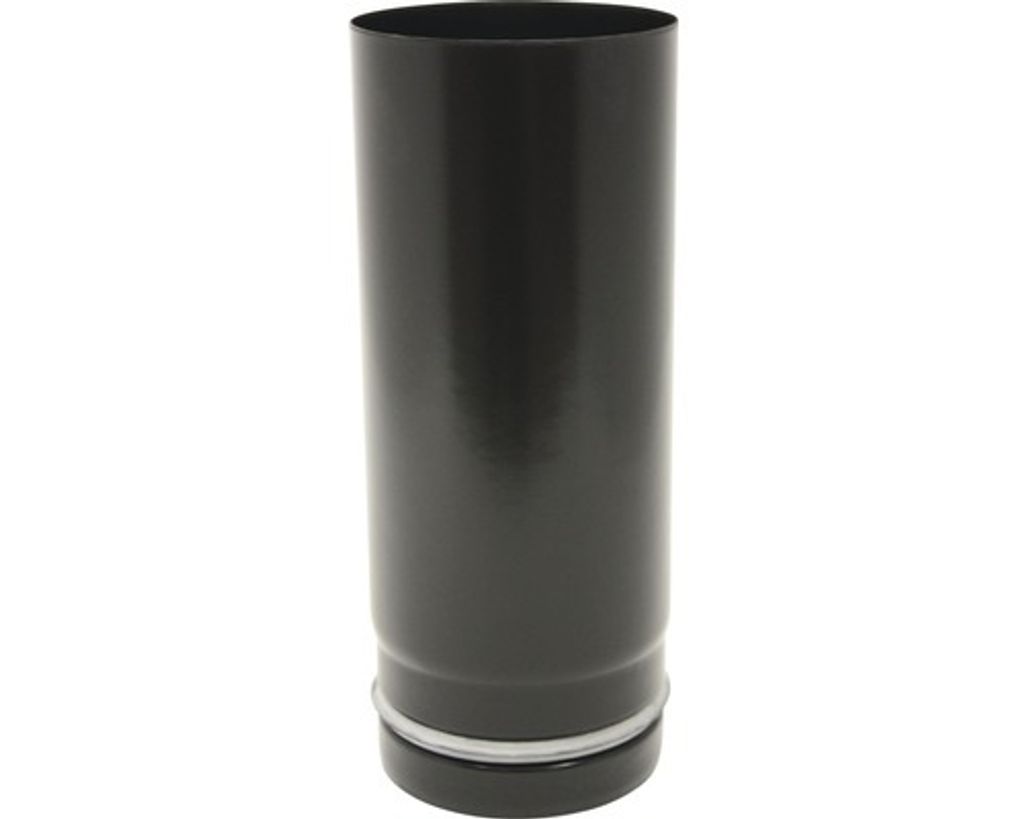 Pelletrohr Ø100 mm 0,15m schwarz