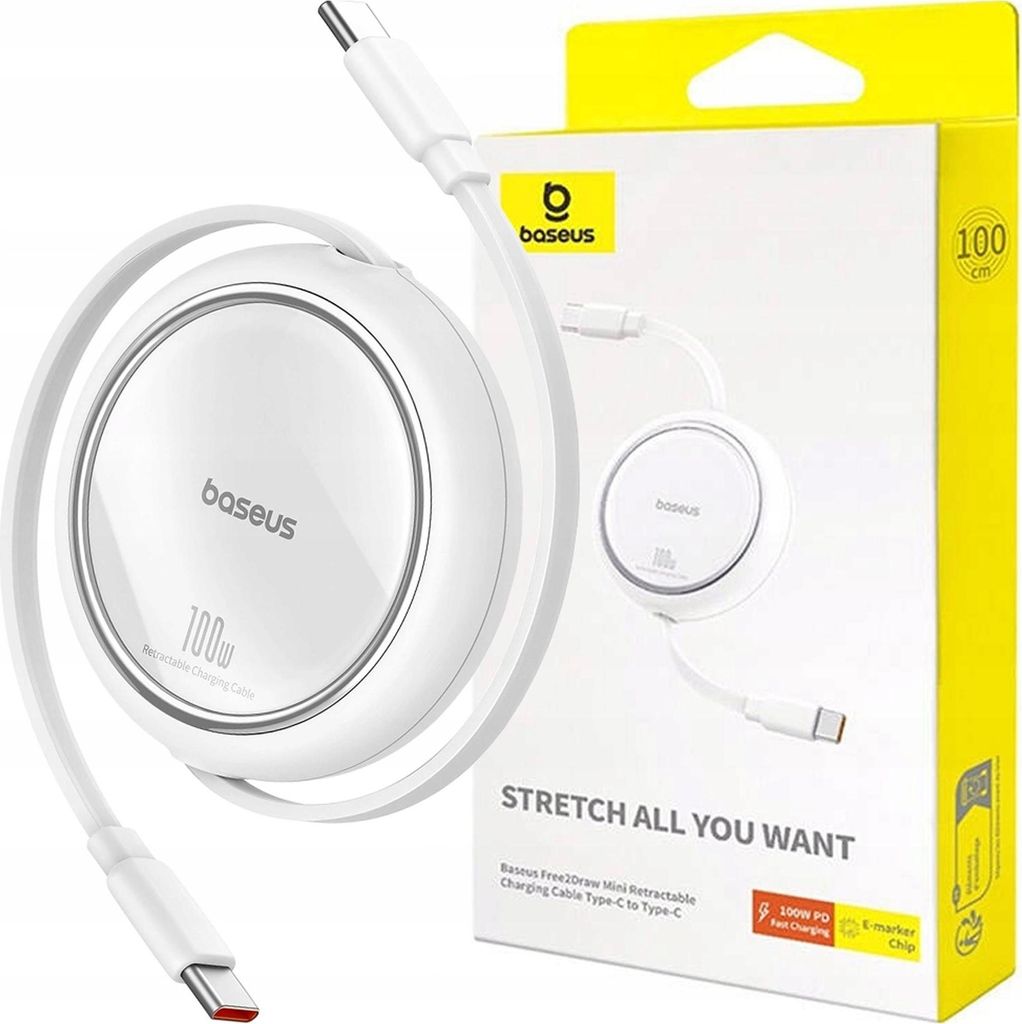 Product packaging with the product visible.
