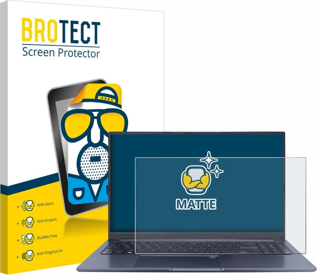 BROTECT Schutzfolie für ASUS Vivobook 15X OLED M1503QA Displayschutz Displayschutzfolie Folie Matt Entspiegelungsfolie