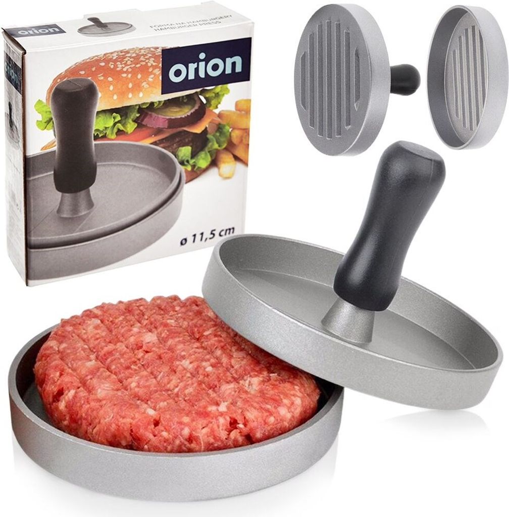 Orion Burgerpers, hamburgerpers, 11,5 cm Productafbeelding 