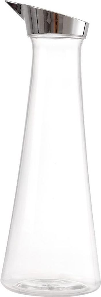 1,5-Liter-Saftflasche aus transparentem Material, wiederverwendbare Saftbehälter mit Deckel für den Kühlschrank, Eiskrug mit Verschlusskappe