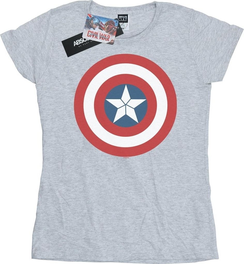 Marvel - "Civil War" T-Shirt für Damen BI51395 (XL) (Grau)