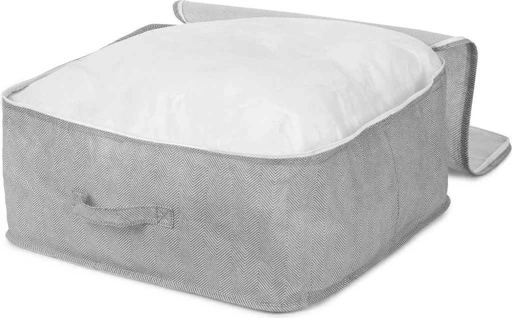Boîte de Rangement Zippée Boston avec Fenêtre Transparente 46 cm