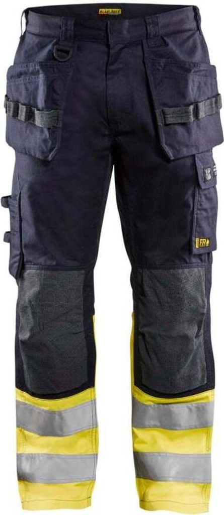Blakläder Multinorm Bundhose Inhärent 1489 1512 in marineblau/gelb, Größe:48