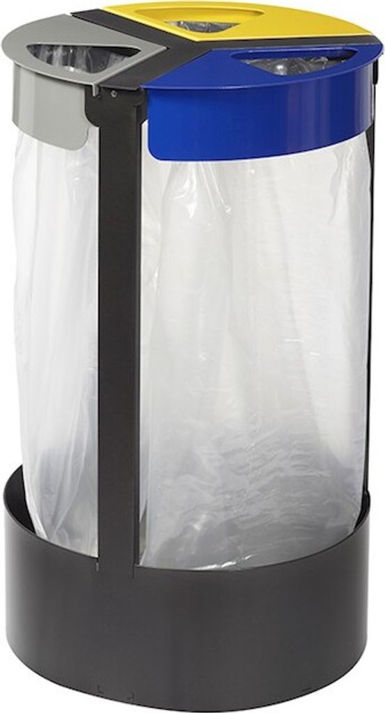 Rossignol Citwin Essentiel Müllsackhalterung zum Aufstellen oder zum Befestigen 3 x 45 Liter