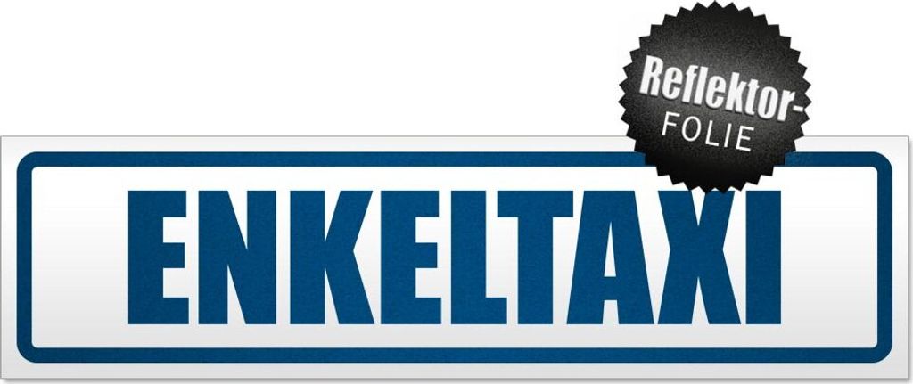 Enekltaxi Magnetschild Schild magnetisch