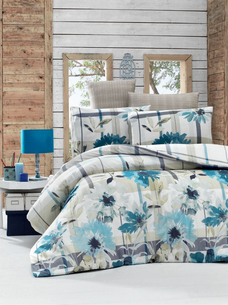 L'Essentiel Linge de Maison, Vanesa- VCT3263, Blau, Bettdecken, 65% Baumwolle / 35% Polyester