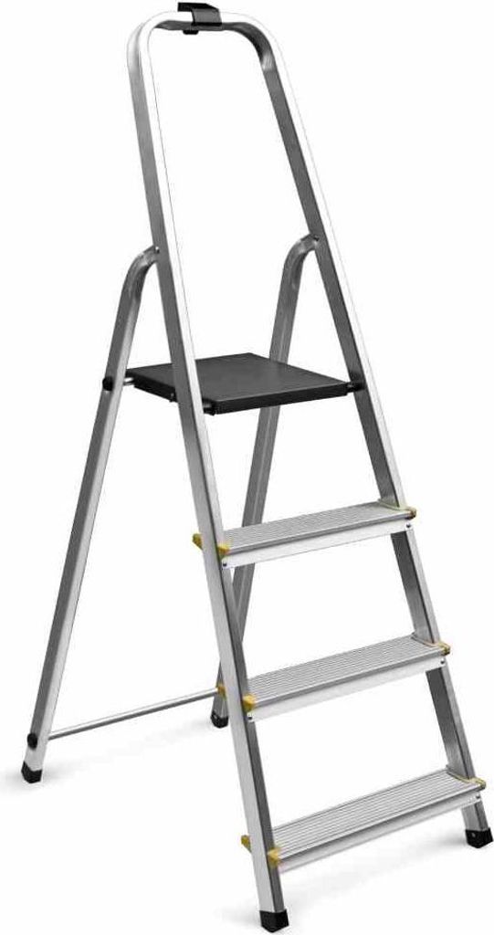 Aluminium-Haushaltsleiter 4 Stufen