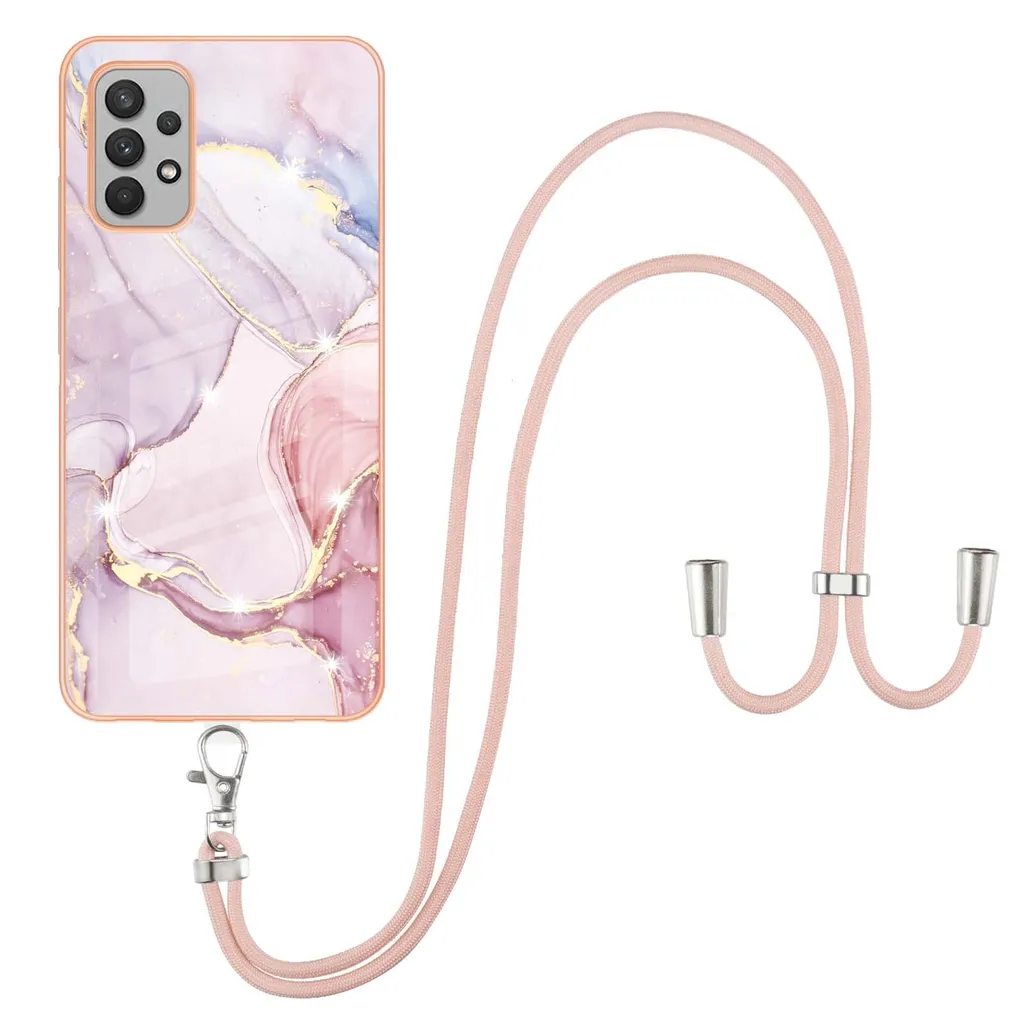 YAMCCCSE Custodia con Collana per LG K42, Cover Trasparente