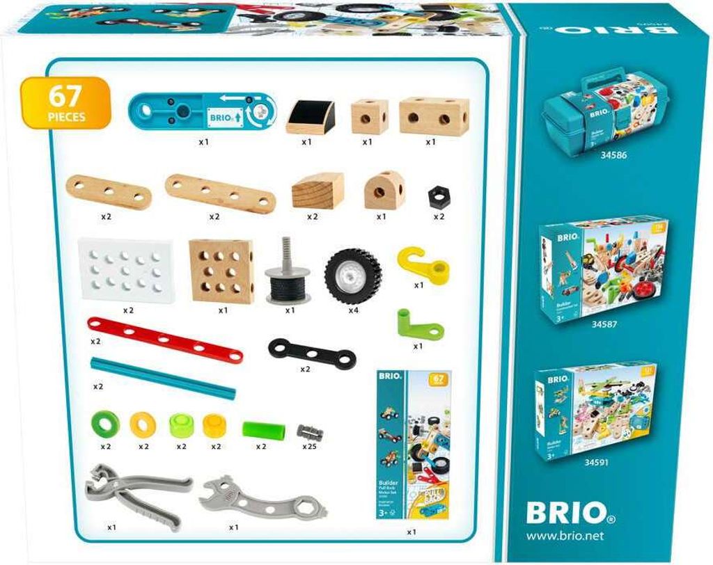 BRIO Builder 34595 Motorická stavebnice s tahacím Obrázek produktu 7