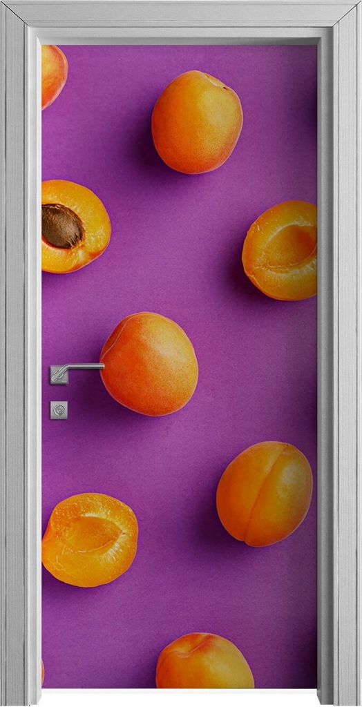 Tür Selbstklebende 90x210 cm Türfolie Türtapete Klebefolie - Farbige Früchte