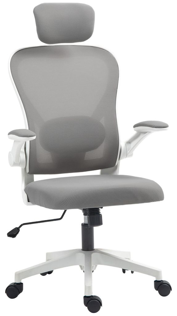 HOMCOM bureaustoel, ergonomische bureaustoel met omklapbare Productafbeelding 