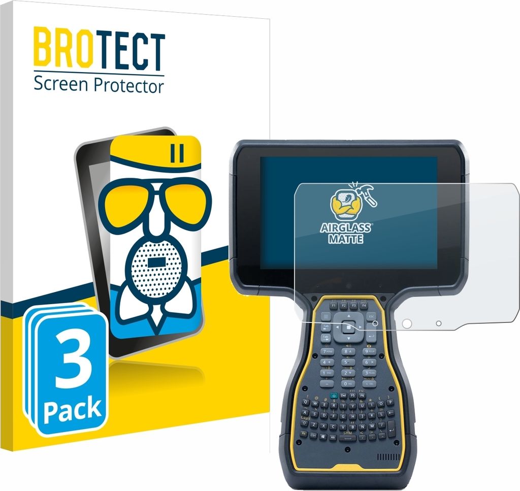 3x BROTECT Entspiegelungs Schutzglas für Trimble TSC7 Controller Schutzfolie Panzer Folie Glas Display Schutz matt