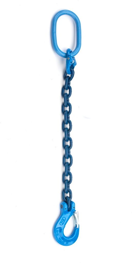 Joma-Tech 1-Strang Anschlagkette 1m GK10 10mm blau