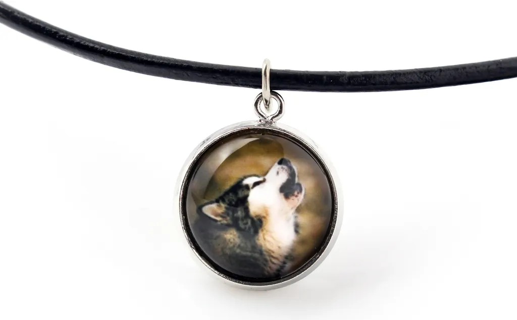 Gioiello Art-Dog Alaskan Malamute: Ciondolo con Foto Personalizzata