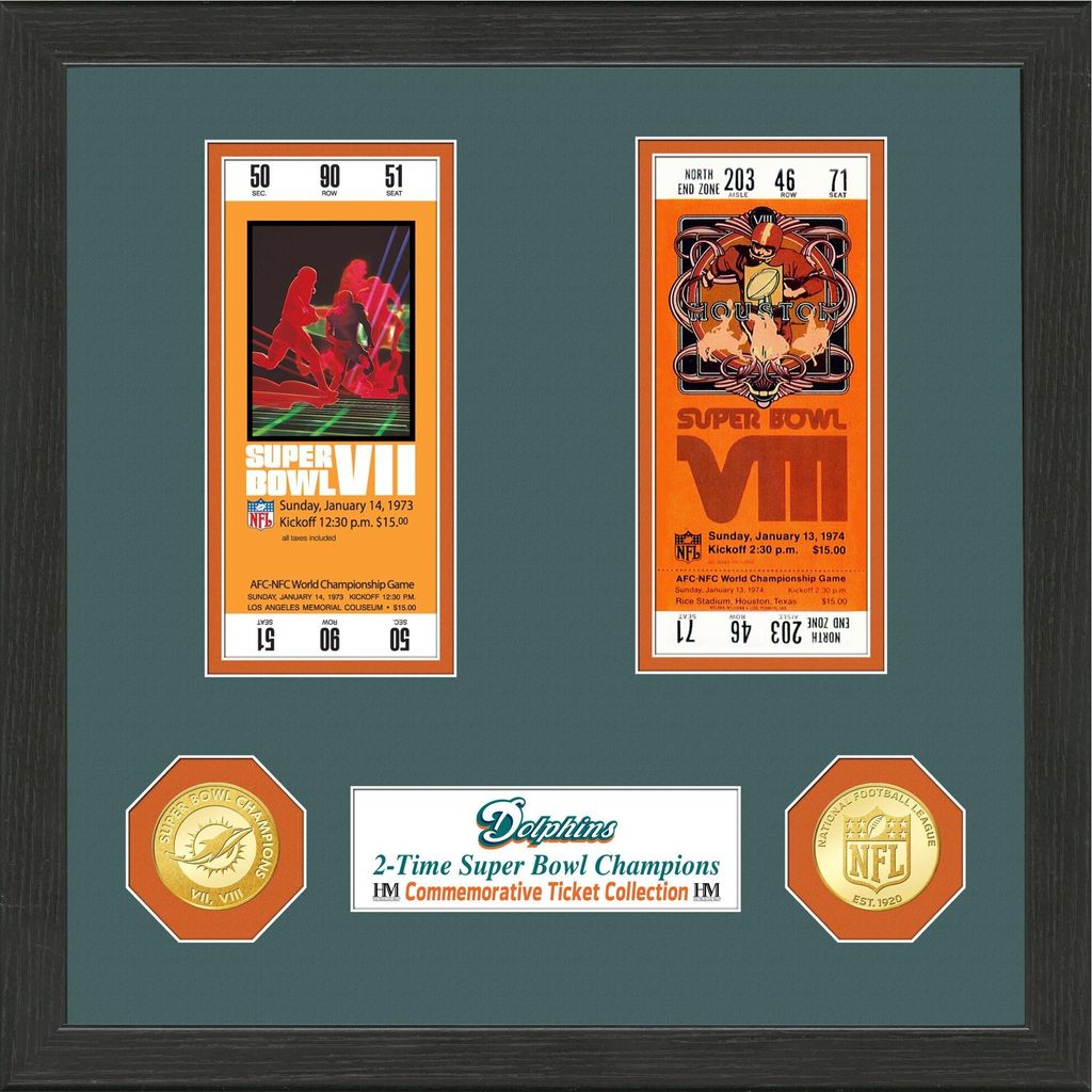 Miami Dolphins Bowl Championship Ticket Coin Bild