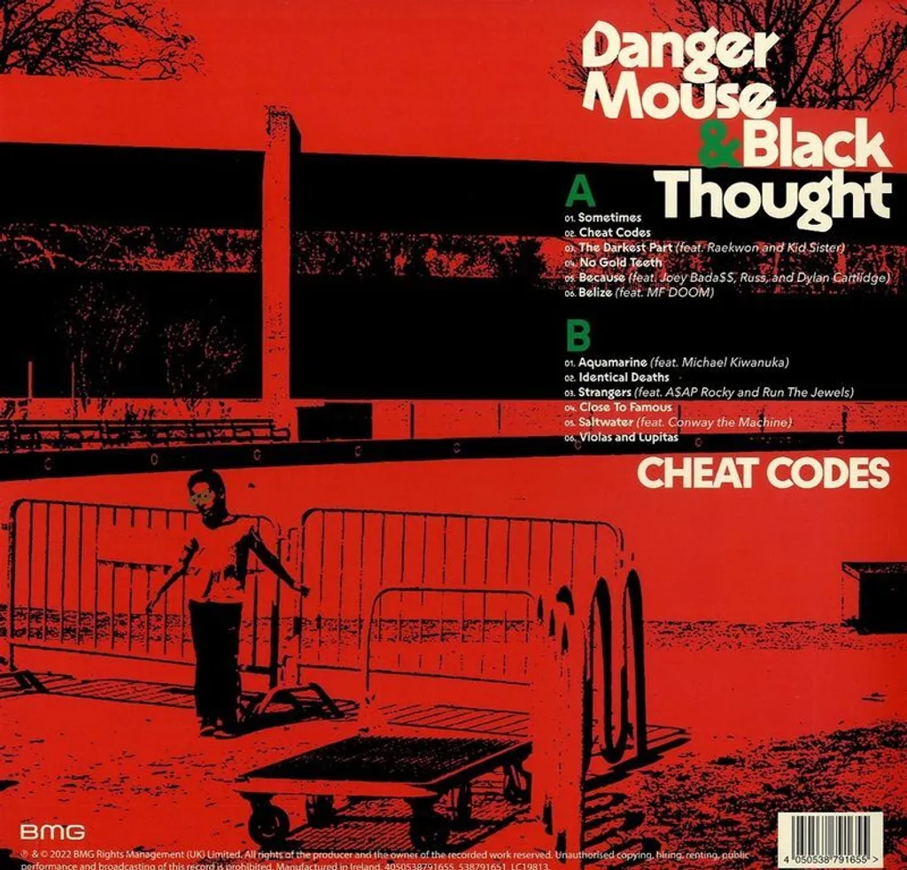 Cheat Codes LP Danger Mouse & Black Thought Vinyle Noir Haute Fidélité - 2