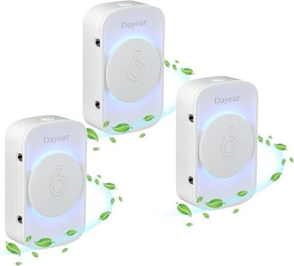 Luftreiniger, Purifikator -Ionisator -Generator, Dayar -Stecker im negativen Ionenbüro, Zimmer, Bad, Rauch, Haustiere, Geruchsreinigung, 3 LED -Li...