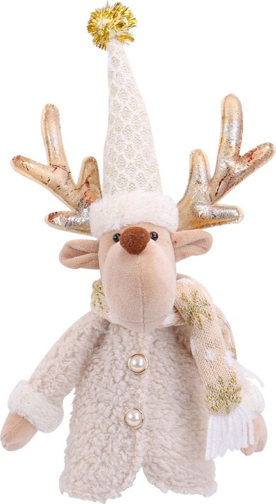 Weihnachts-Weinflaschenhülle, 3D-Plüsch, Weihnachtsmann, Rentier, Schneemann, Champagnerflaschenaufsatz, weihnachtliche Rotweinflaschentasche fü...