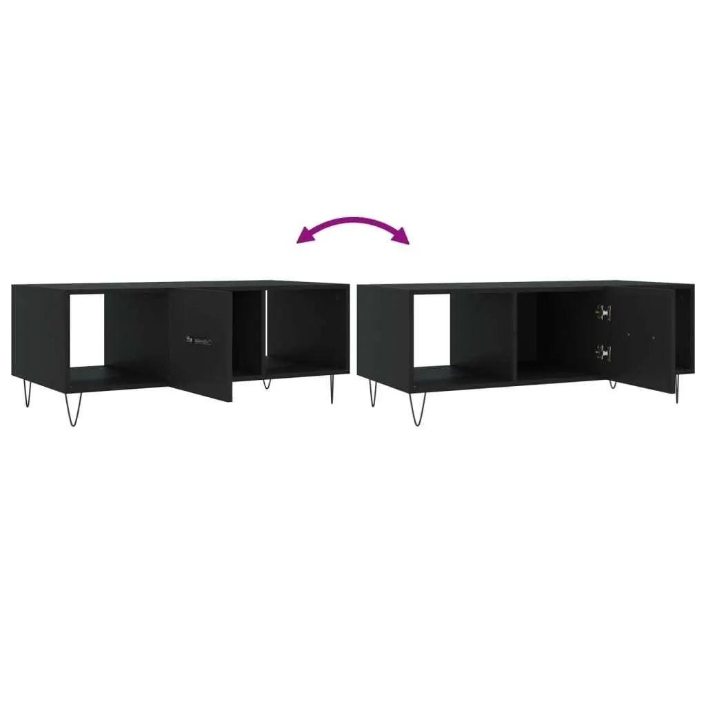 Offerta Tavolino Salotto Nero 102x50x40 - Prezzo Outlet Mobili - 8