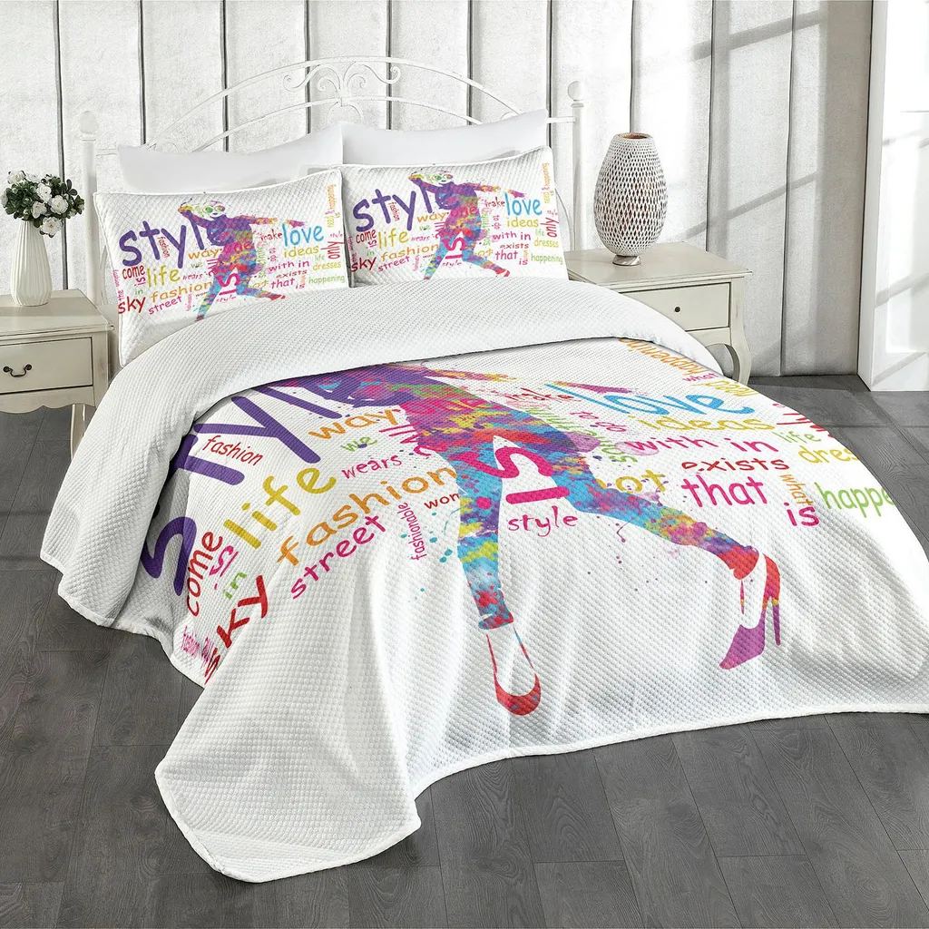Set Letto ABAKUHAUS 220x220 Silhouette: Raffinatezza Multicolore