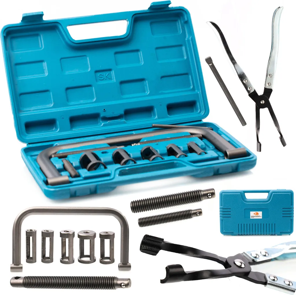 Rosfix Kit Smonta Valvole 16-30mm + Pinze Professionali per Officina