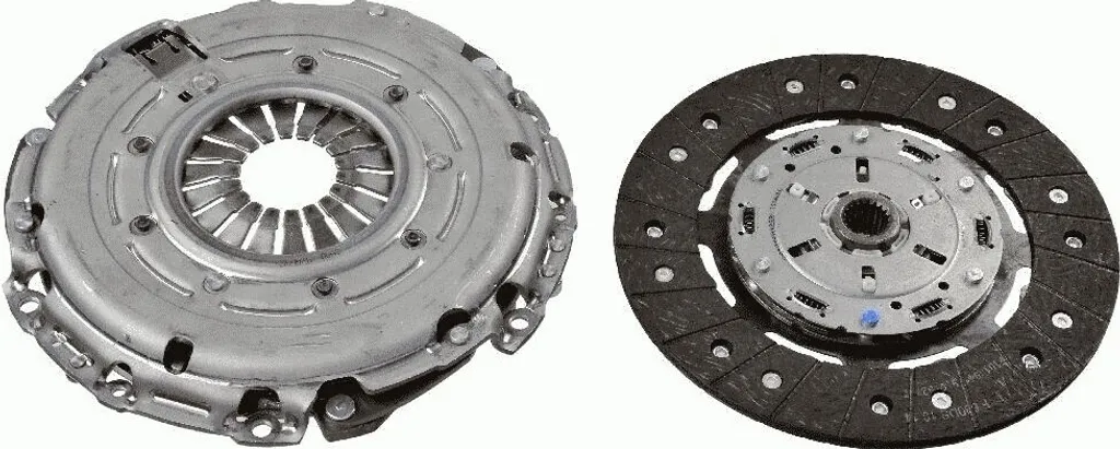 Kit d'embrayage SACHS 3000 950 659 pour Fiat Idea - Qualité OE 55224237