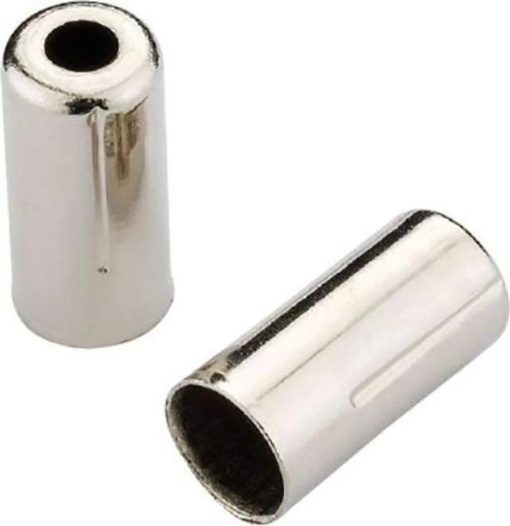 Embout Jagwire BOT115-2D Gaine de Frein 5mm Acier Laiton Pré-sertis
