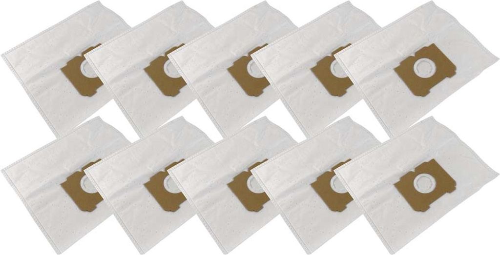 10 Staubsaugerbeutel aus Microvlies + 1 Motorschutzfilter passend für Progress Diamant 2300 Maximus