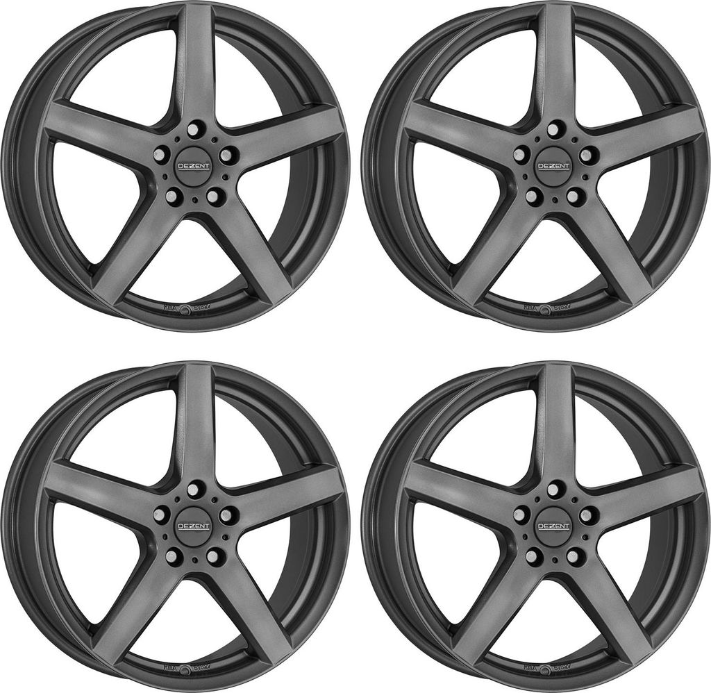 4 Dezent TY graphite Felgen 6.5Jx16 5x114.3 für Suzuki Grand Vitara Kizashi SX4 Swift Sport Sx4 Vitara