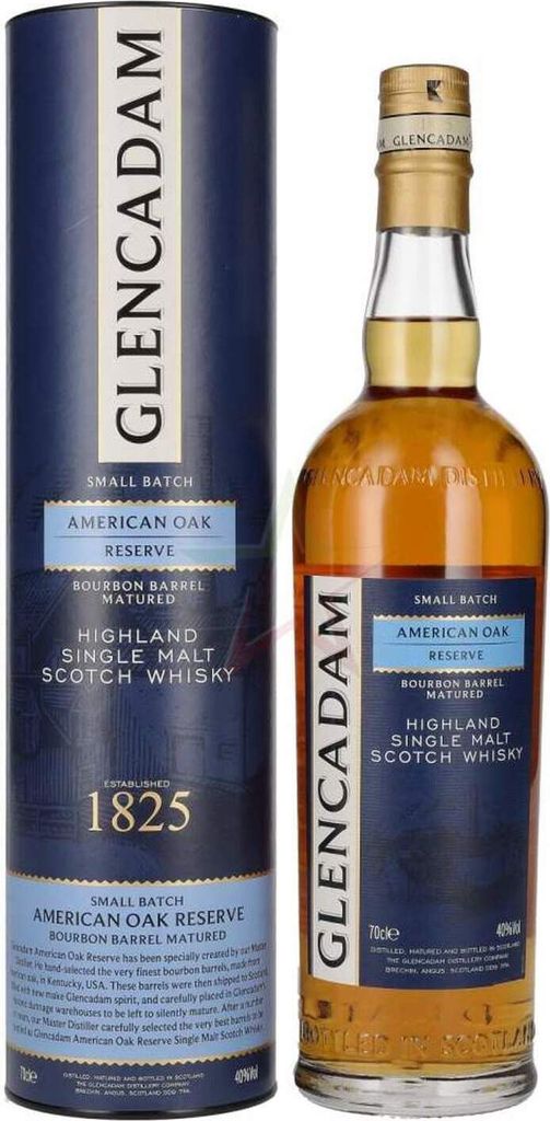Glencadam AMERICAN OAK Reserve Bourbon Barrel Matured 40.0 % 0,70 lt.