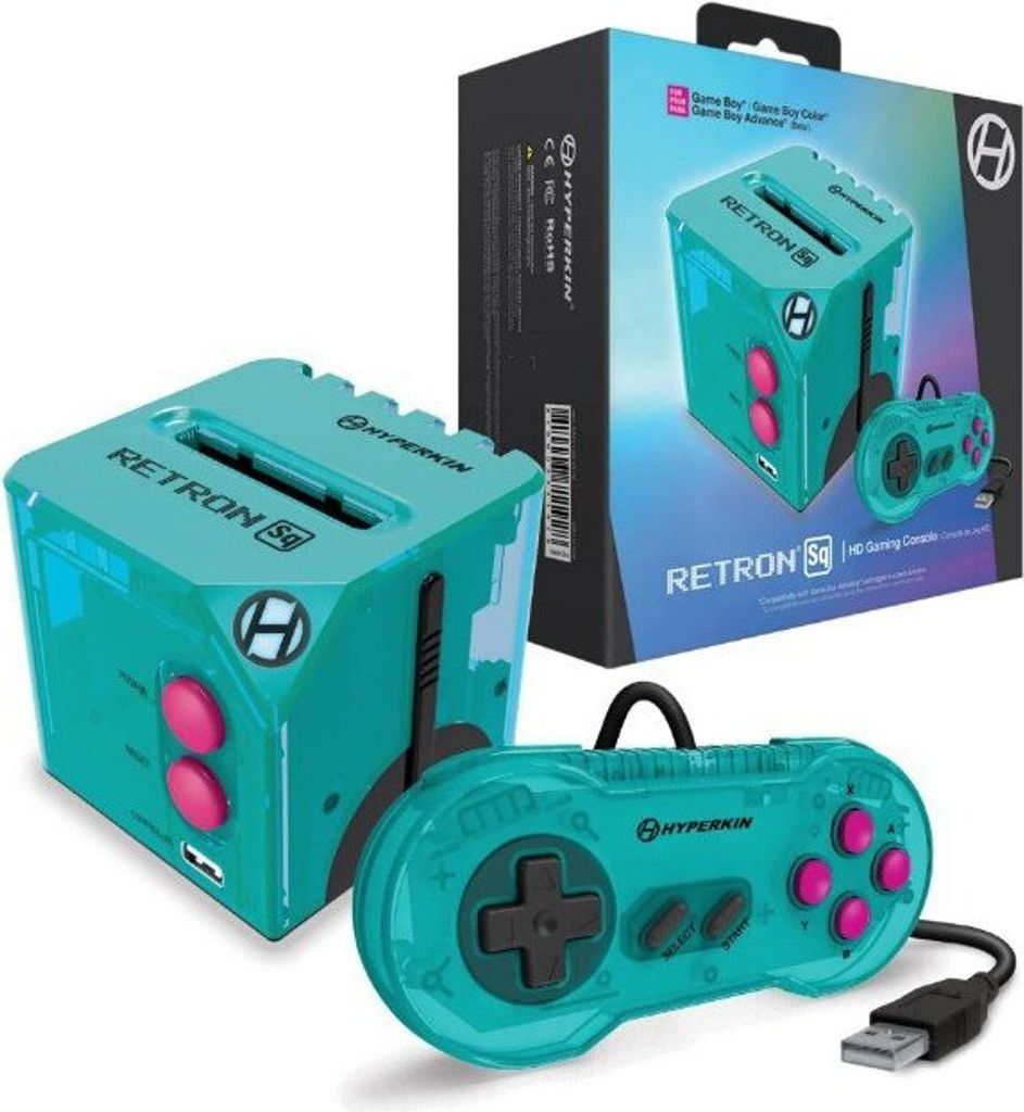 Hyperkin Gaming Retron Sq Hyper Beach Retro-konsole Blau Produktbild 