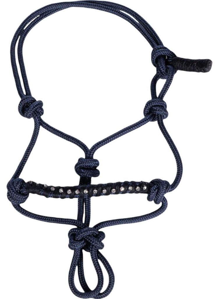 HKM Bambini Nodo Halter Hobby Horsing Blu scuro Immagine del prodotto 