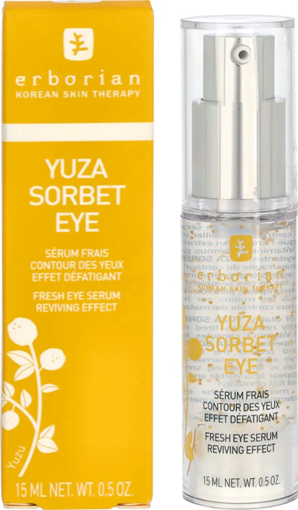 Erborian Yuza Sorbet Eye Serum Soin Regard Hydratant Vitamine C 15ml