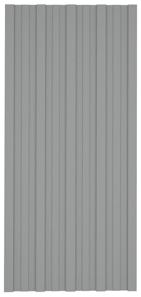 "im Diskont"Dachpaneel 36 pcs Moderne HOMMIE - langlebiges - Grau 100 x 45 cm Verzinkter Stahl - Garten & Heimwerken DEMöbel83016