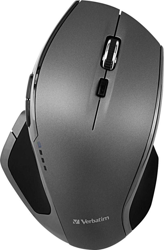 Verbatim Wireless Desktop Mouse Deluxe 8 Button Blue LED   Produktbild 