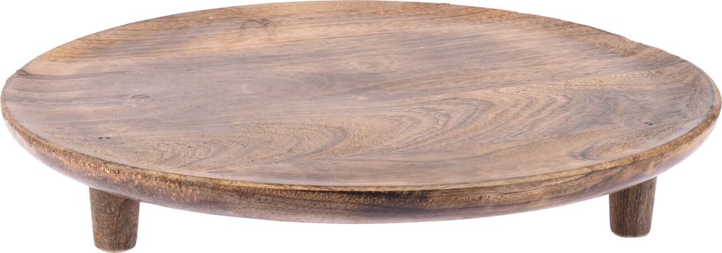 Serviertablett 37 cm Mangoholz