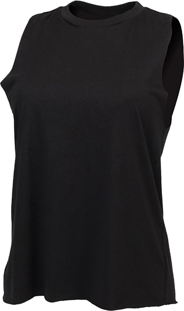 Skinni Fit - Ärmelloses Oberteil Hoch geschnitten für Damen PC7206 (44 DE) (Schwarz)