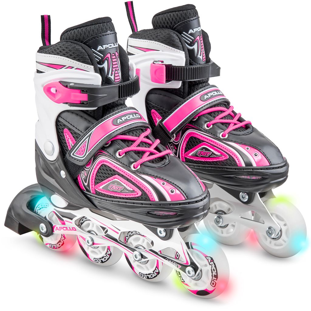 Apollo Super Blade - Regulowane rolki L (39-42) - różowe Zdjęcie produktu