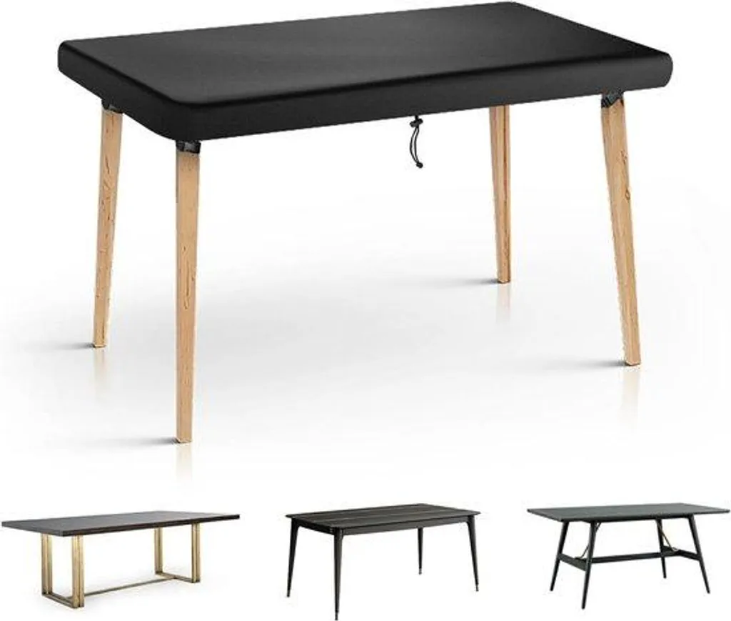 Housse de table de jardin imperméable 200cm - Protection mobilier lounge