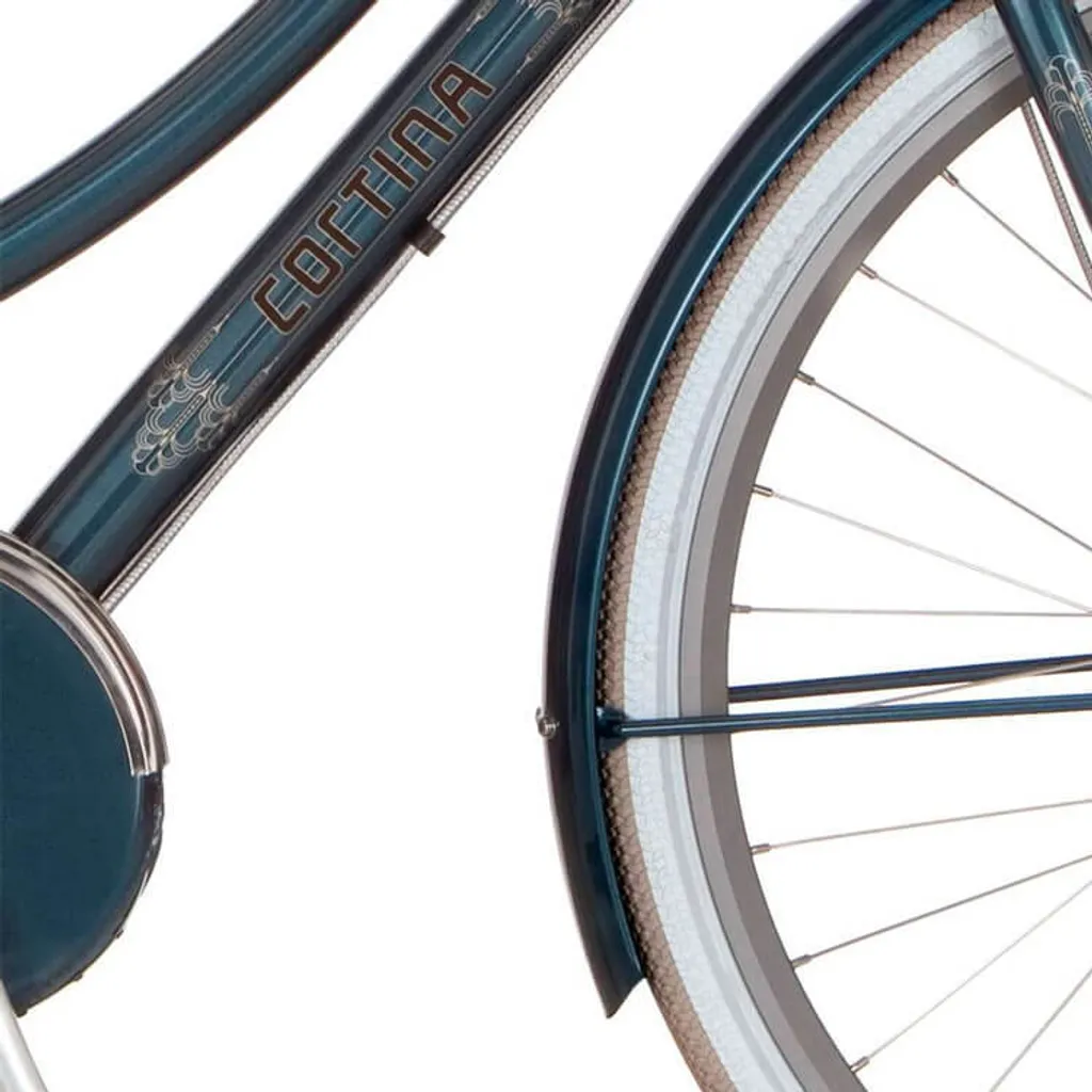 Parafango Anteriore Cortina U4 28" Blu Fiume - Accessorio Acciaio Originale