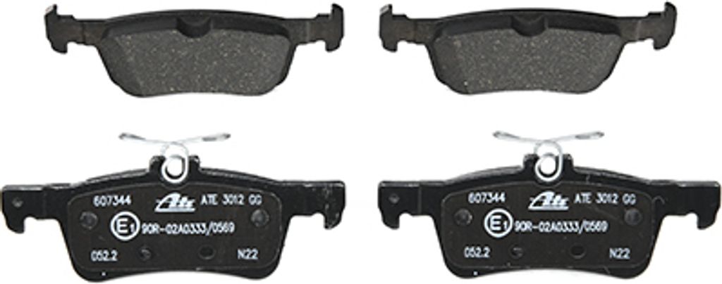 ATE Bremsbeläge Satz Hinten für FORD Fiesta Mk7 Schrägheck 13.0460-7344.2